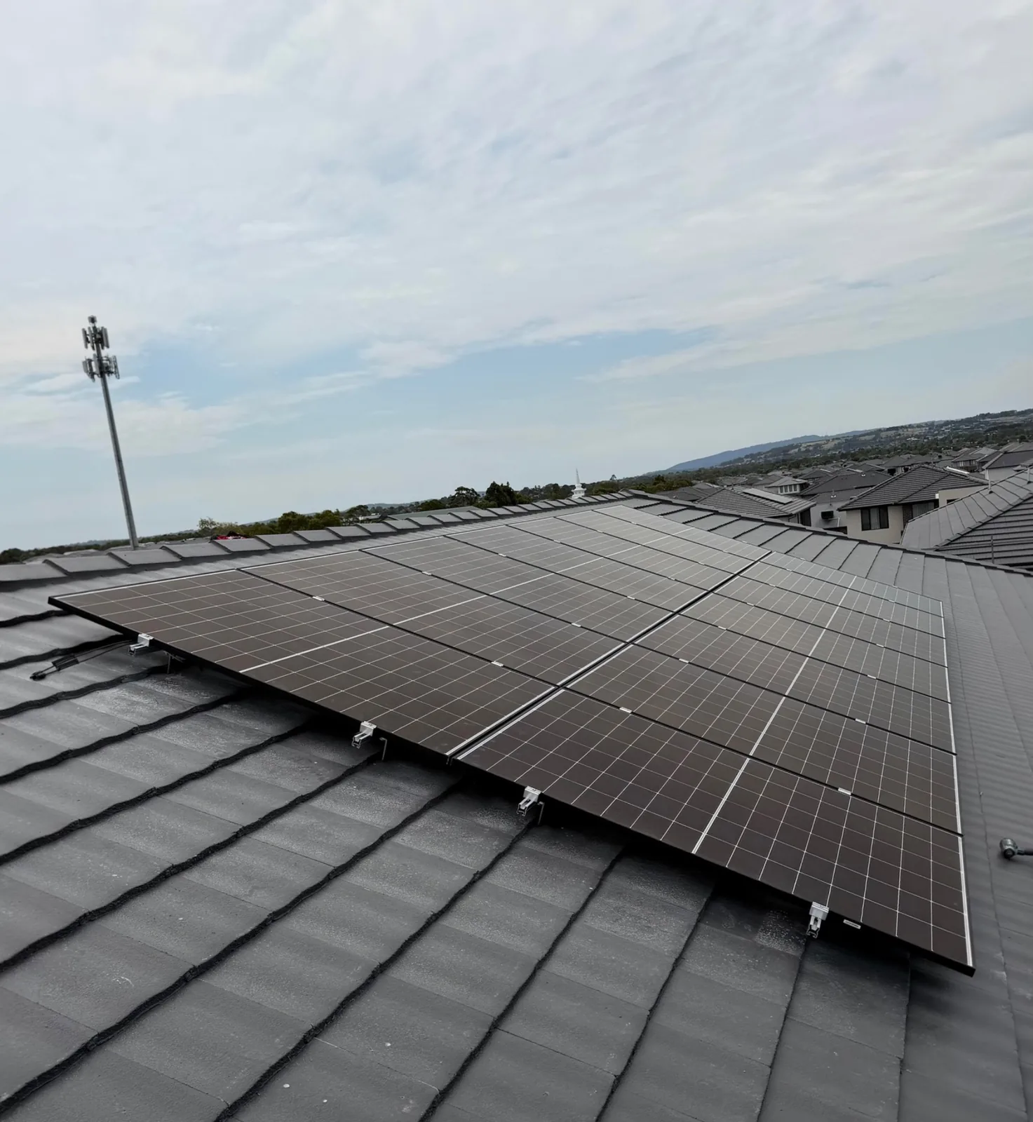 Solar panel installation completed by Master Your Kilowatts Electrical in Melbourne South-East